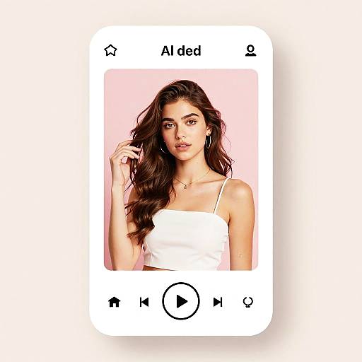 Elegant Minimalist AI Image Editor UI