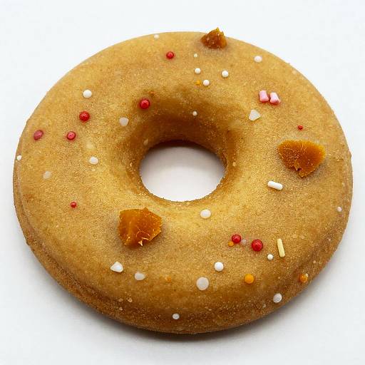 Stale Pumpkin Spice Doughnut with Sprinkles