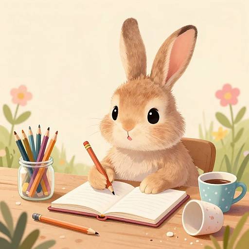 Creative Easter Bunny Illustration