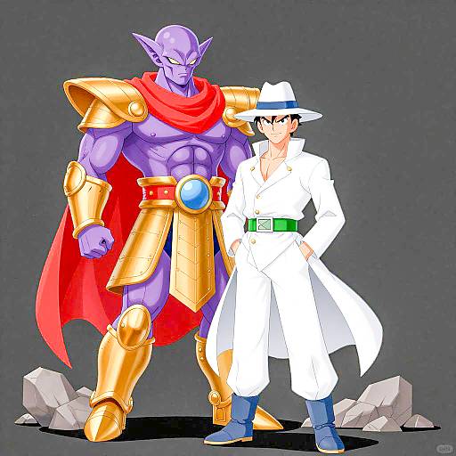 Dynamic Duo: Alien and Human Encounter