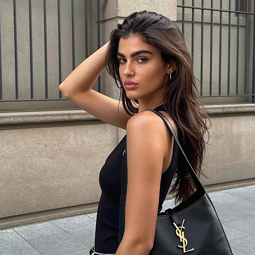 Chic Portrait of a Young Woman