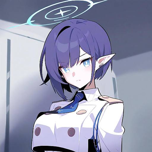 Illustration of Aoi (blue archive), blue archive in the style of Redlhzz