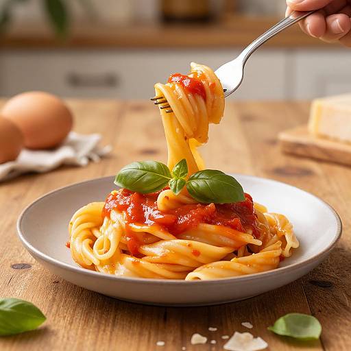 Elegant Spaghetti with Tomato Sauce
