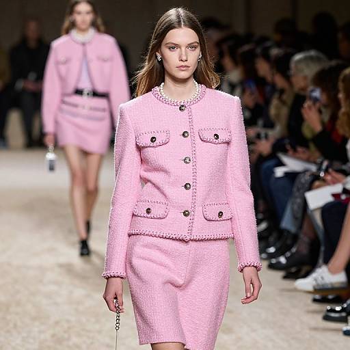 Chanel AW19 Pink Fashion Outfit