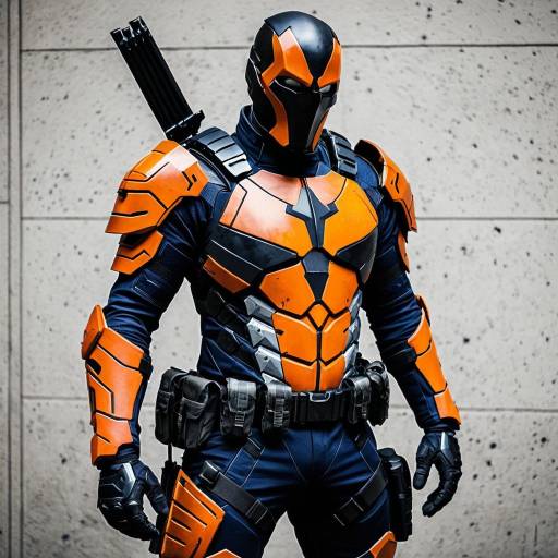 Dynamic Deathstroke Cosplay with Armor
