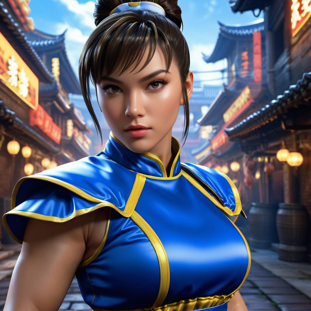 Chun-Li: Cinematic Street Fighter Portrait