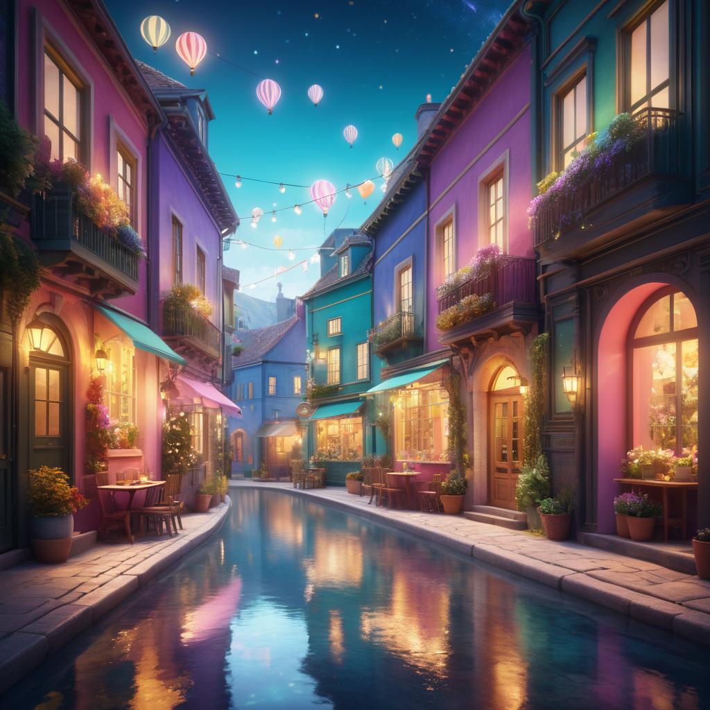 A Whimsical Street of Imagination