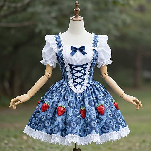 Blueberry and Strawberry Fancy Dress