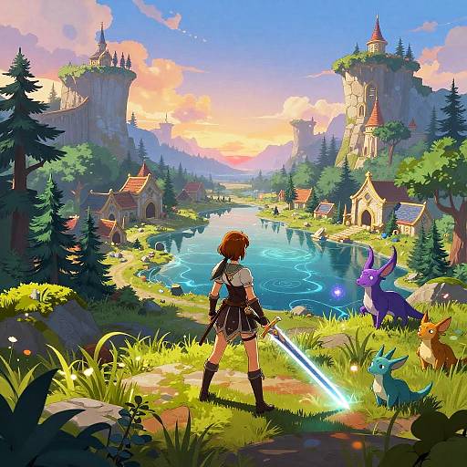 Mabinogi Fantasy Heroine by Mystical Lake