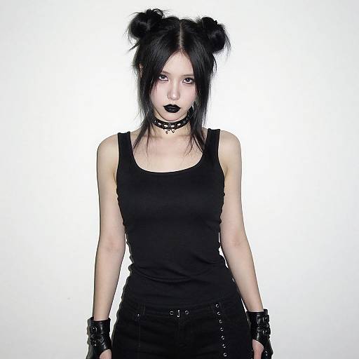 Gothic Woman in Vintage Style