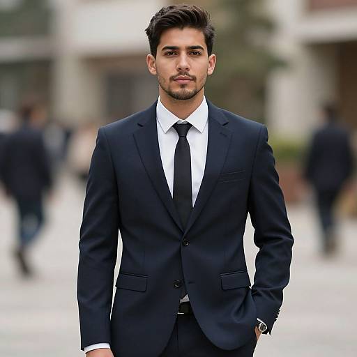 Formal Male Suit Party Portrait