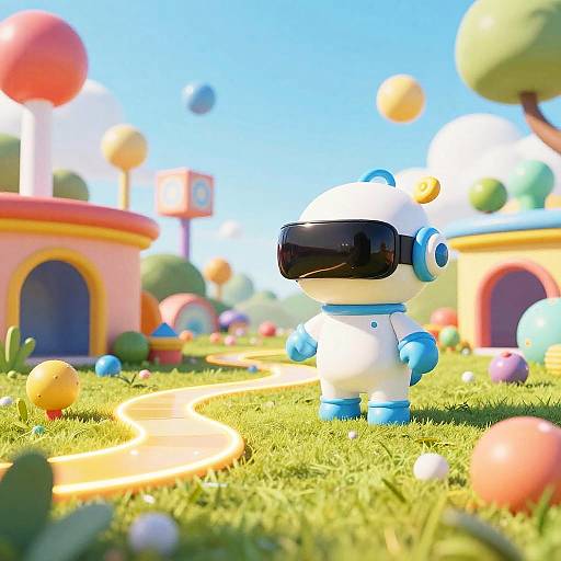 Babytron in Vibrant VR Playground