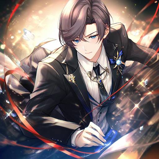 Illustration of Artem wing (tears of themis), tears of themis in the style of Hatori mia