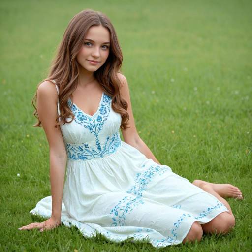 Serene Bohemian Woman in Natural Light Serene Bohemian Woman in Natural Light