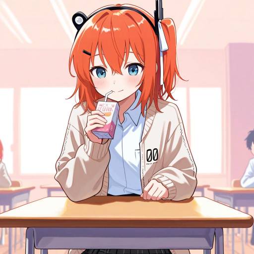 Charming School Scene with Adachi Rei