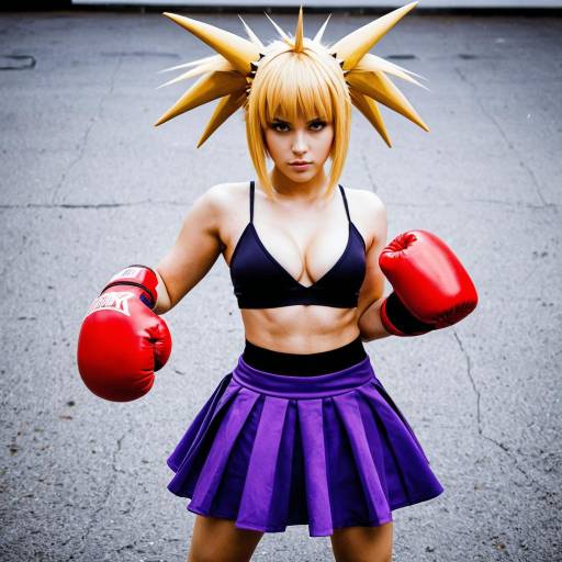Hitmonchan Cosplay with Boxing Gloves