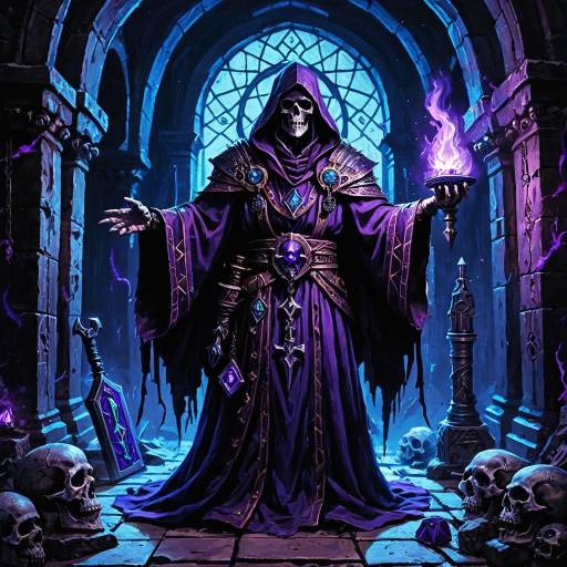 Arcane Necromancer in Ancient Crypt
