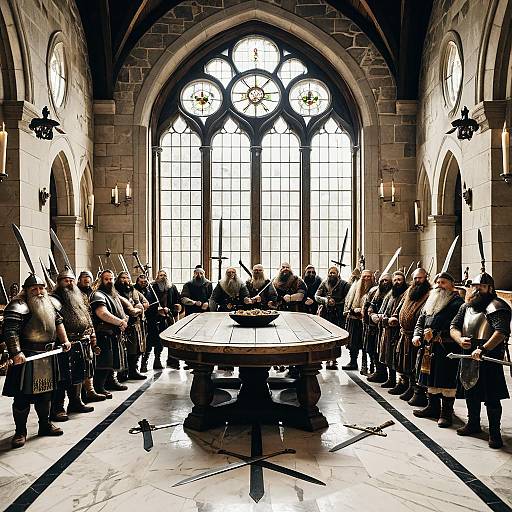 Dwarves Gathering in Great Hall