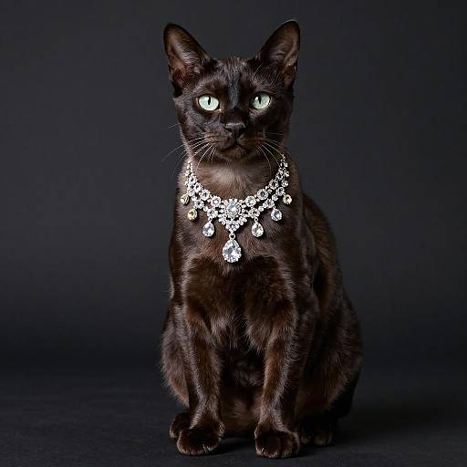 Elegant Portrait of a Bobtail Cat