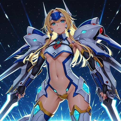 Illustration of Mu-12, blazblue in the style of Miri (ago550421)