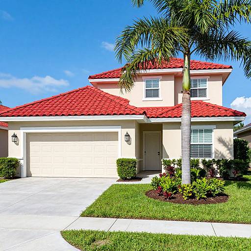 Sunny Florida Home with Palm Tree