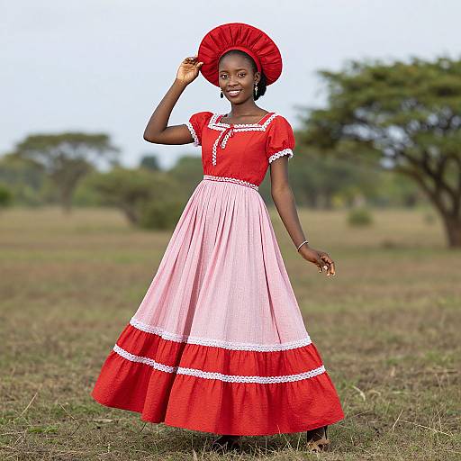 Sepedi Woman in Traditional Attire