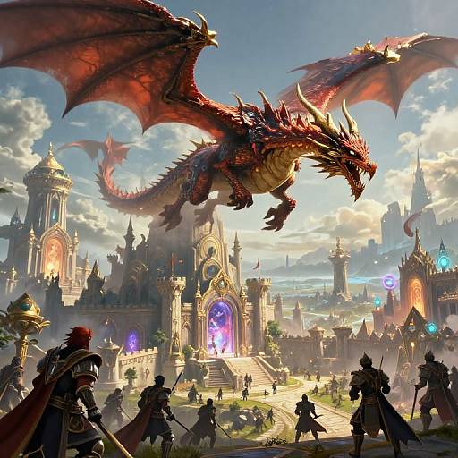 FF11 Style Majestic Dragon Kingdom