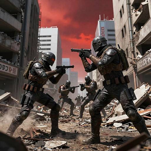 Post-Apocalyptic Tokyo Ghoul Battle