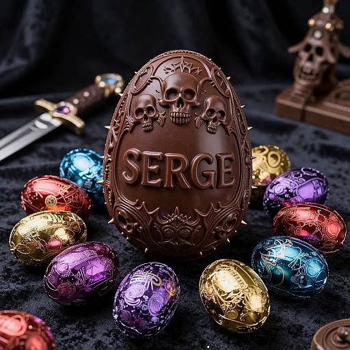 Sinister Ultra-Realistic Chocolate Egg