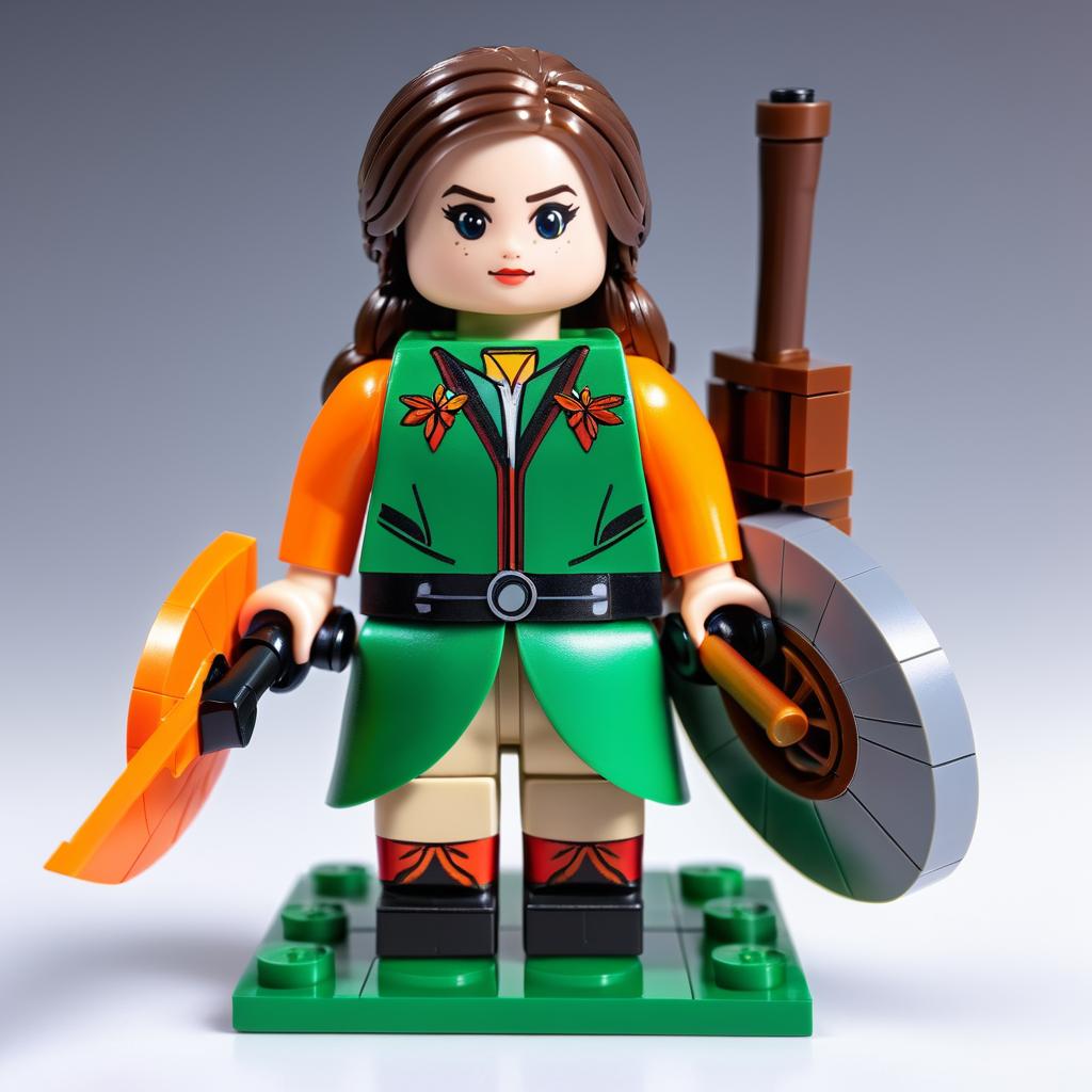 Katniss Everdeen Lego Figurine Design