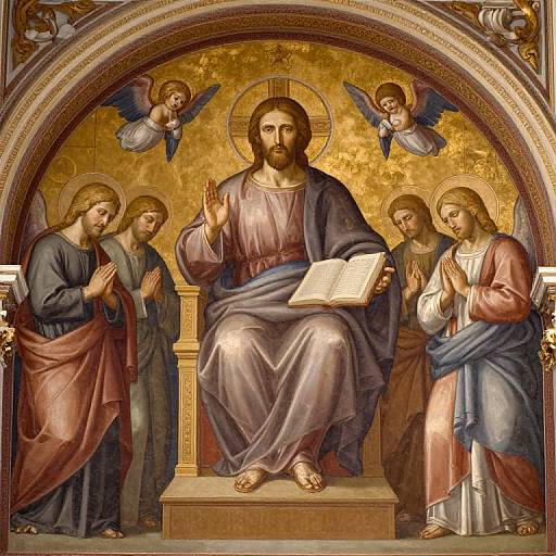 Pantocrator Fresco in Grand Cathedral