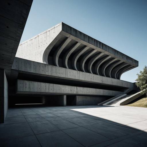 Dramatic Brutalist Museum Photography