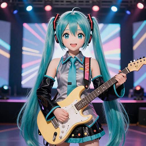 Chibi Hatsune Miku Neon Stage Joy