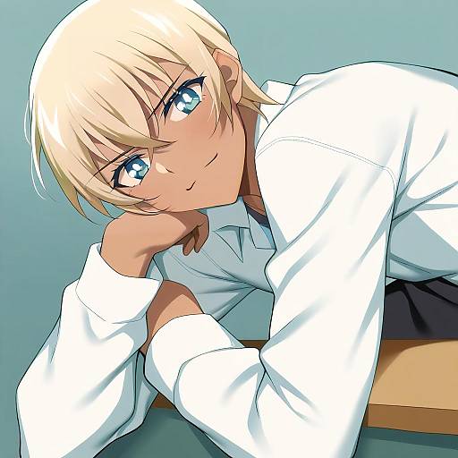 Illustration of Amuro tooru, meitantei conan in the style of Toshishikisai