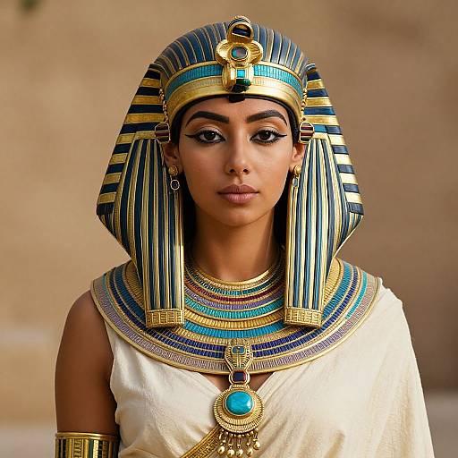 Woman in Ancient Egyptian Attire