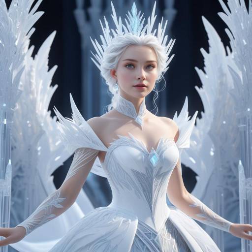 Ice Queen with Crystal Crown