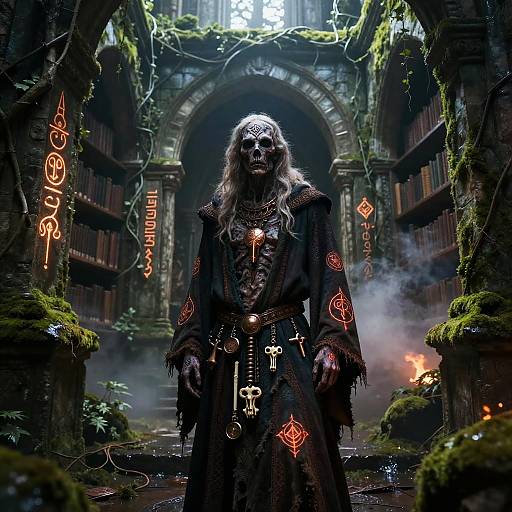 Arcane Corpse Mage in Ancient Ruins