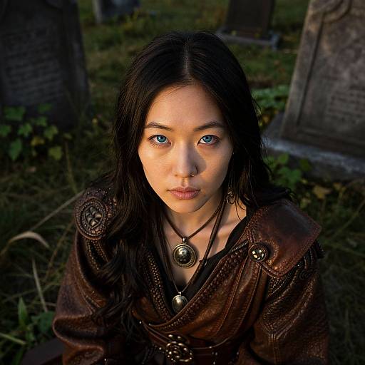 Enigmatic East Asian Viking Portrait