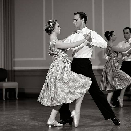 Mid-Century Elegant Dance Performance