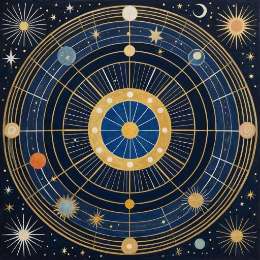 Abstract Celestial Vision with Geometric Orbs Abstract Celestial Vision with Geometric Orbs