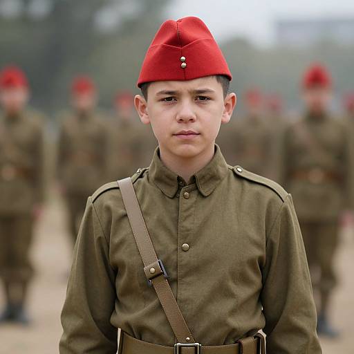 Red Army Soldier in Uniform