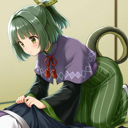 Illustration of Adagumo no saragimaru, len'en in the style of Monrooru