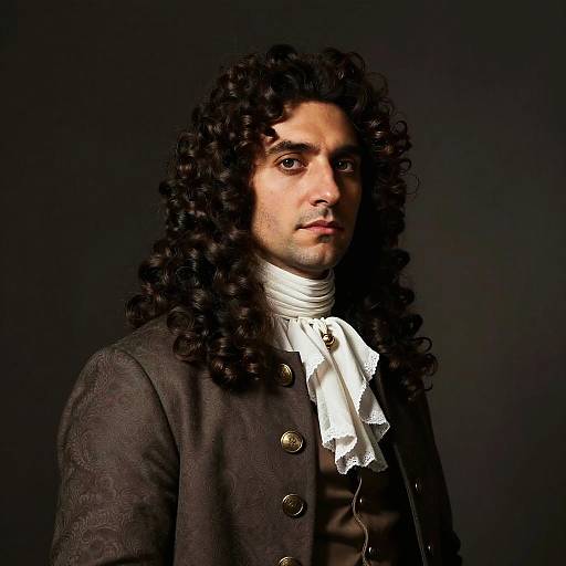 Artistic Portrait of a Classical Man