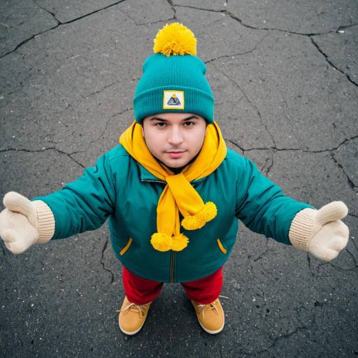Eric Cartman Cosplay Costume Overhead Shot