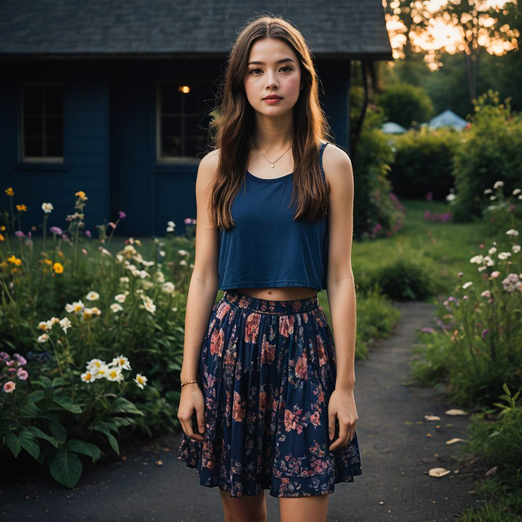 Boho Chic Photoshoot with Teen Girl