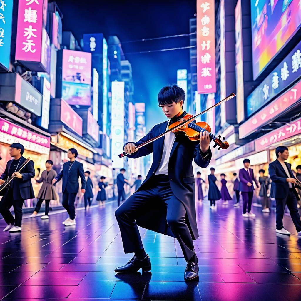 Soulful Street Performance in Tokyo