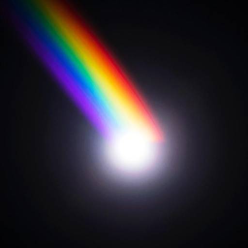 Vivid Rainbow Light Arc Glow