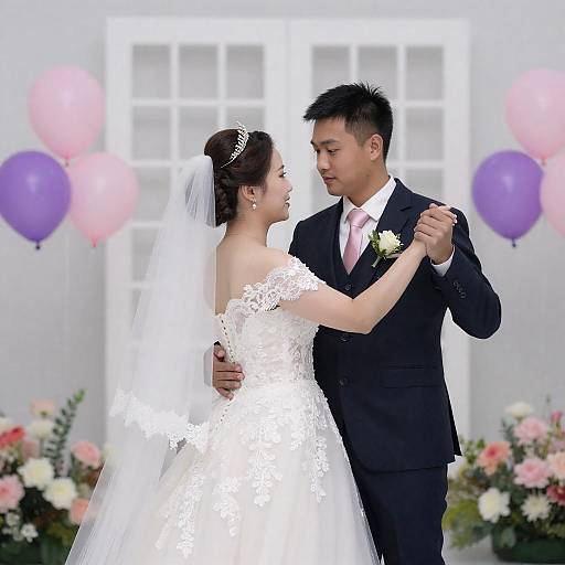 Romantic Wedding Dance Celebration Photo