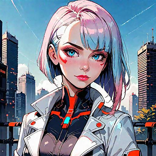 Lucyna Cyberpunk Portrait