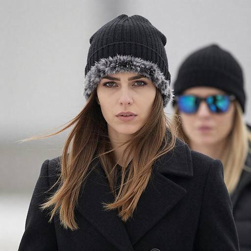 Outdoor Portrait of Two Women with Style